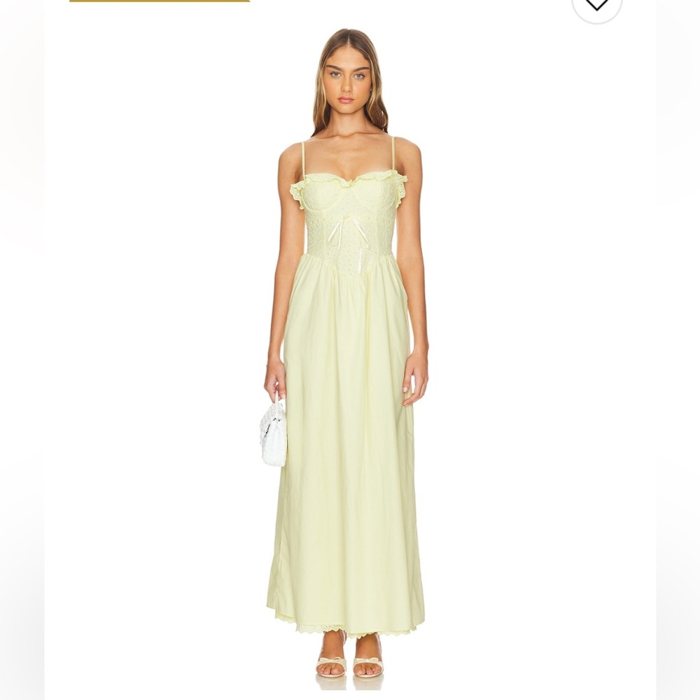 XXS More To Come Yellow Marleen Maxi Dress